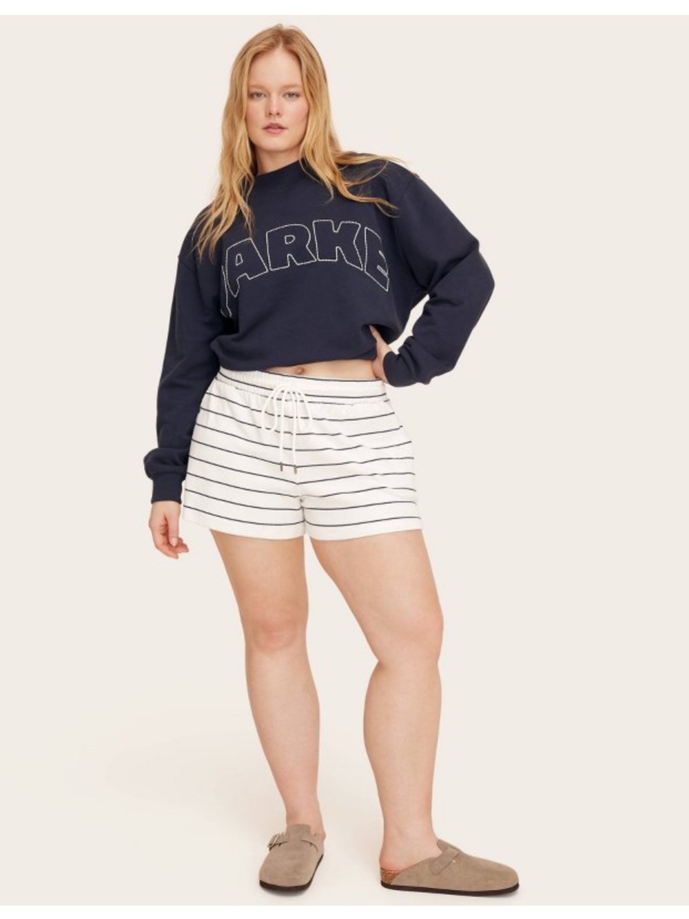 Women’s High Rise Drawstring Knit Pull-On Shorts Parke x Target